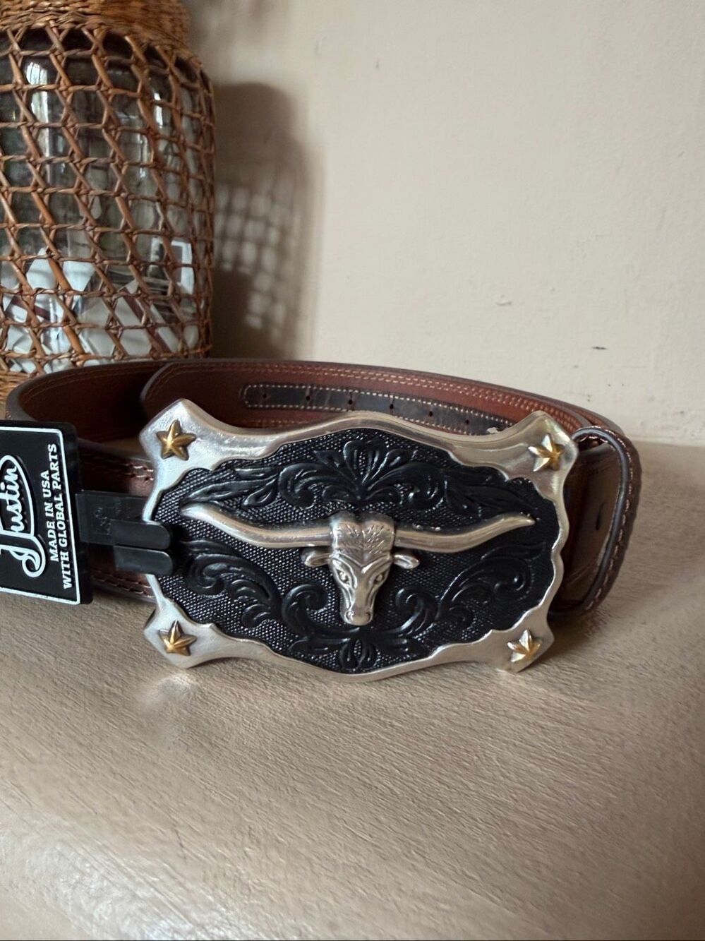 NWT Justin belt & buckle